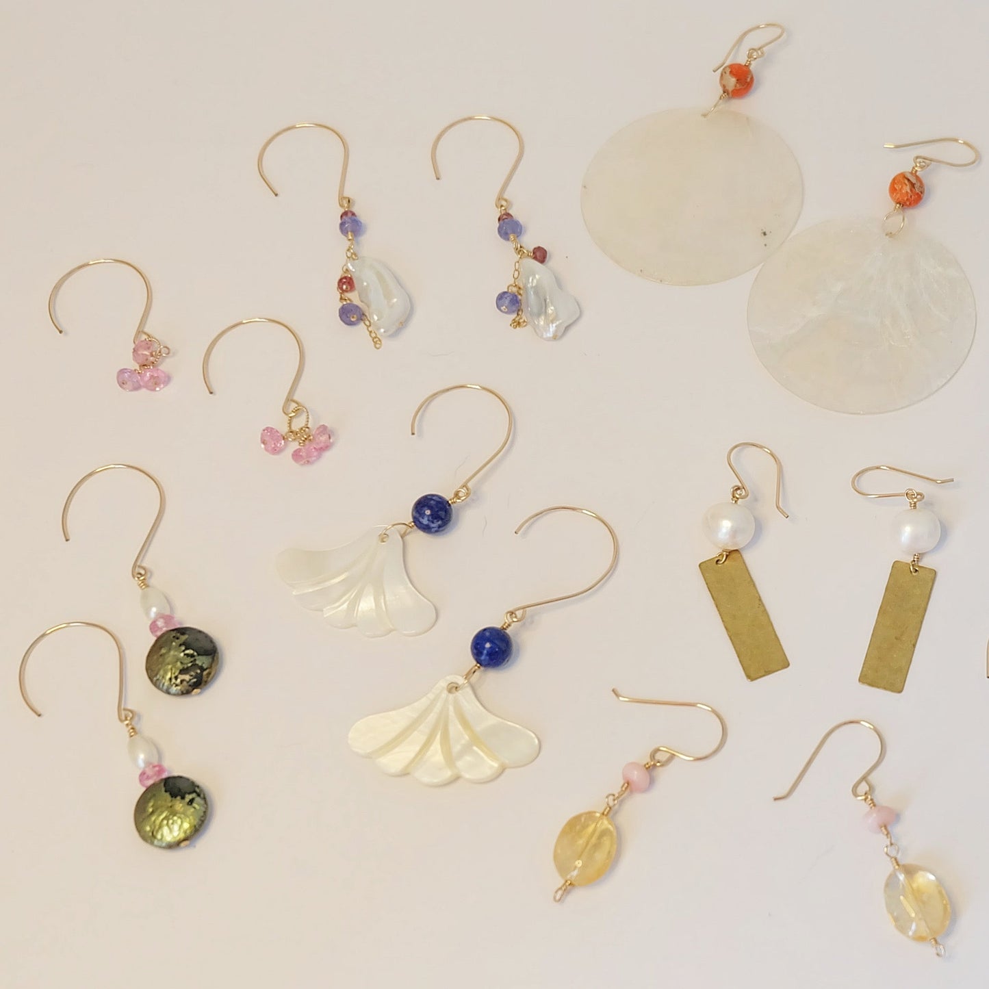 Biwa Pearl Earrings