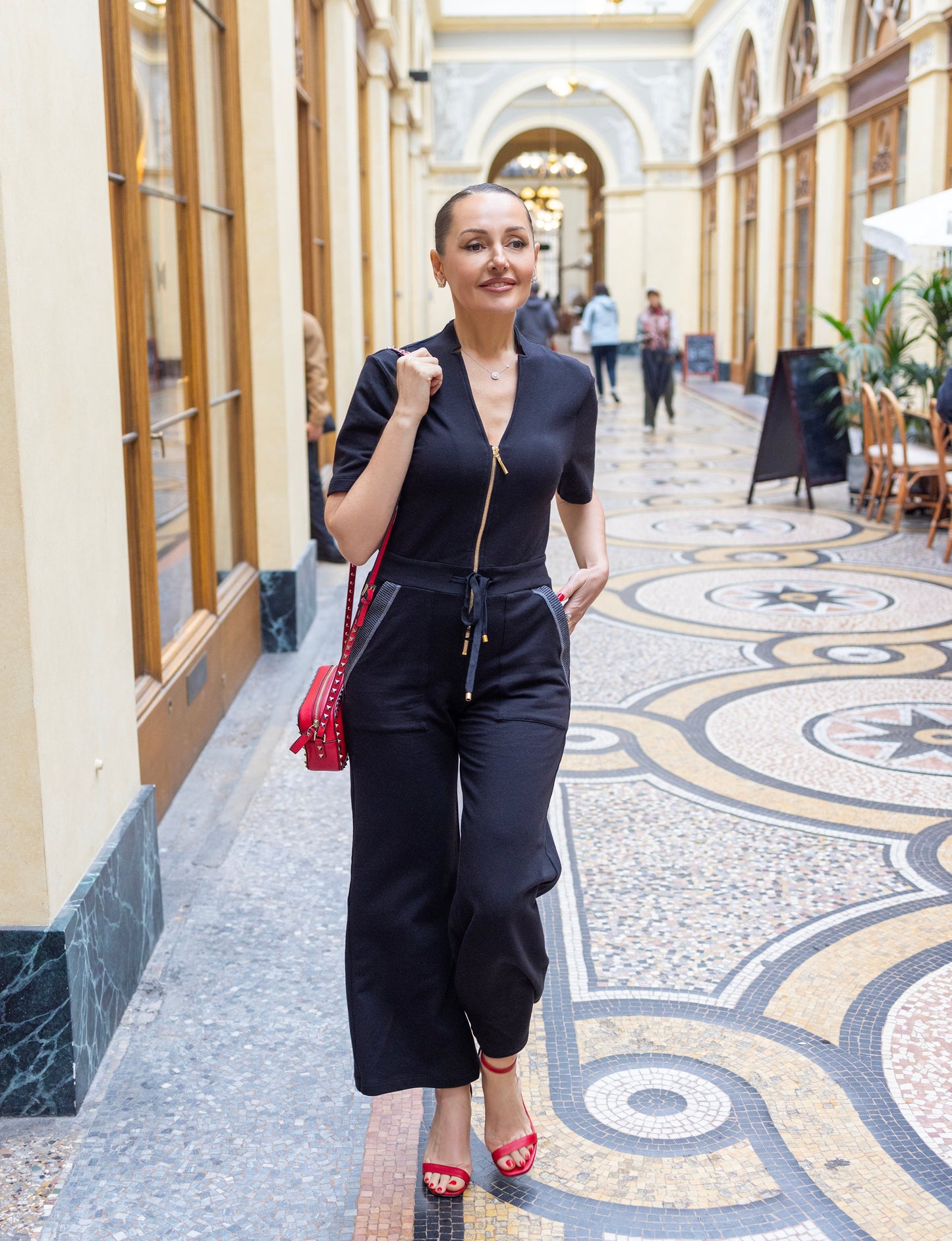 The Carolina Jumpsuit in Black