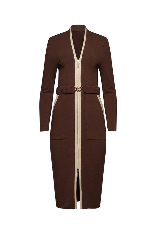 The Chantelle Dress in Chocolate