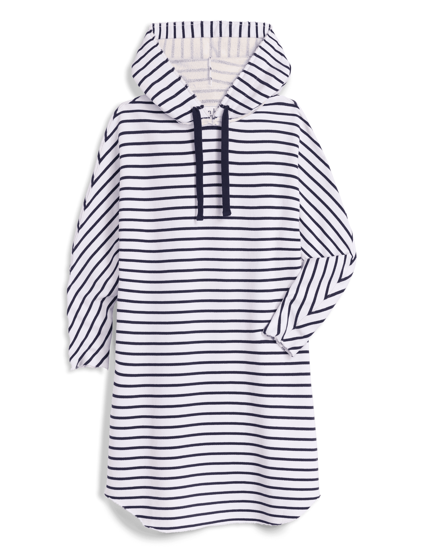 MINI JAMES Wide Navy French Stripe, Triple Fleece