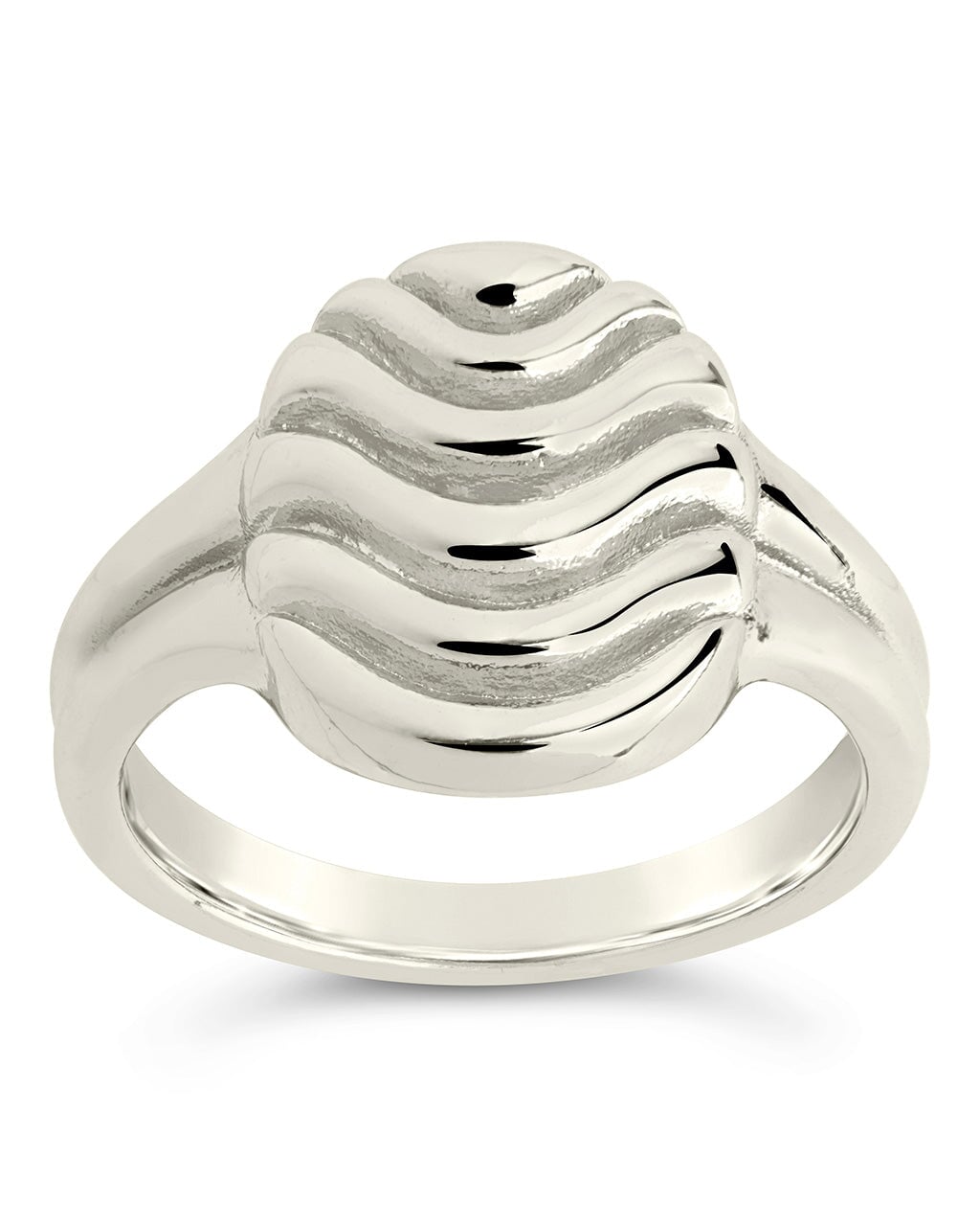 Livia Textured Signet Ring
