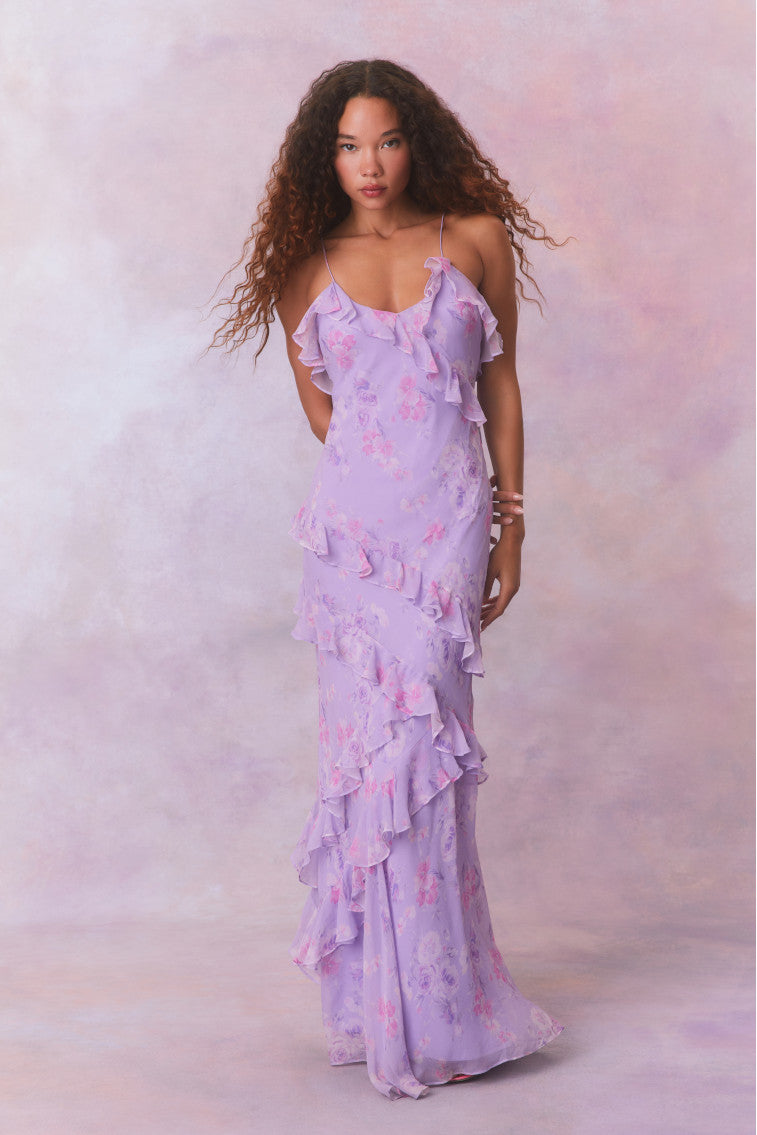 Rialto Heirloom Print Maxi Dress