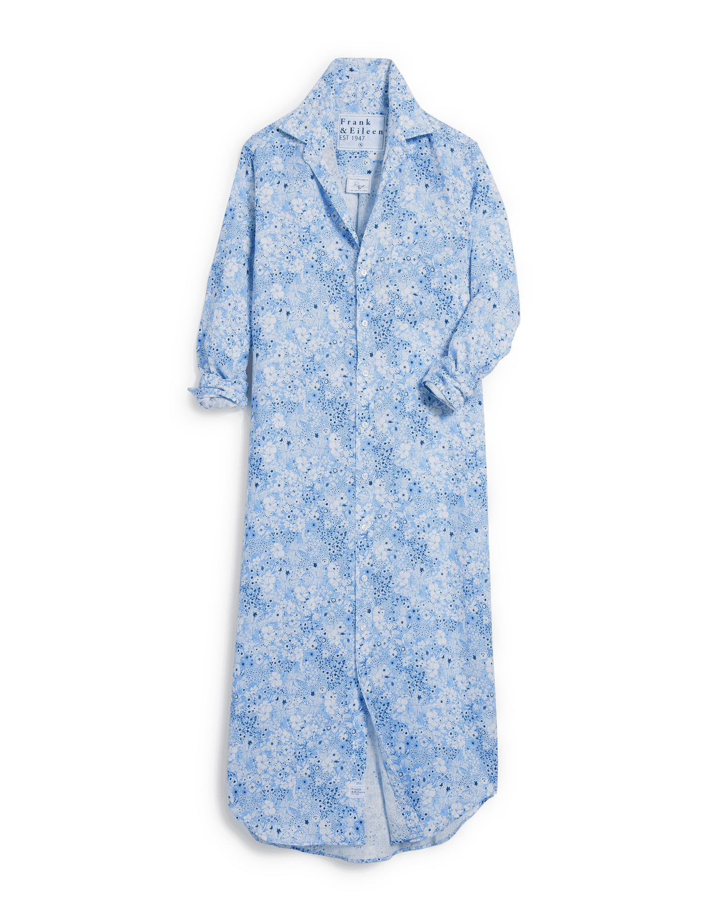 RORY Blue Floral, Italian Classic Linen
