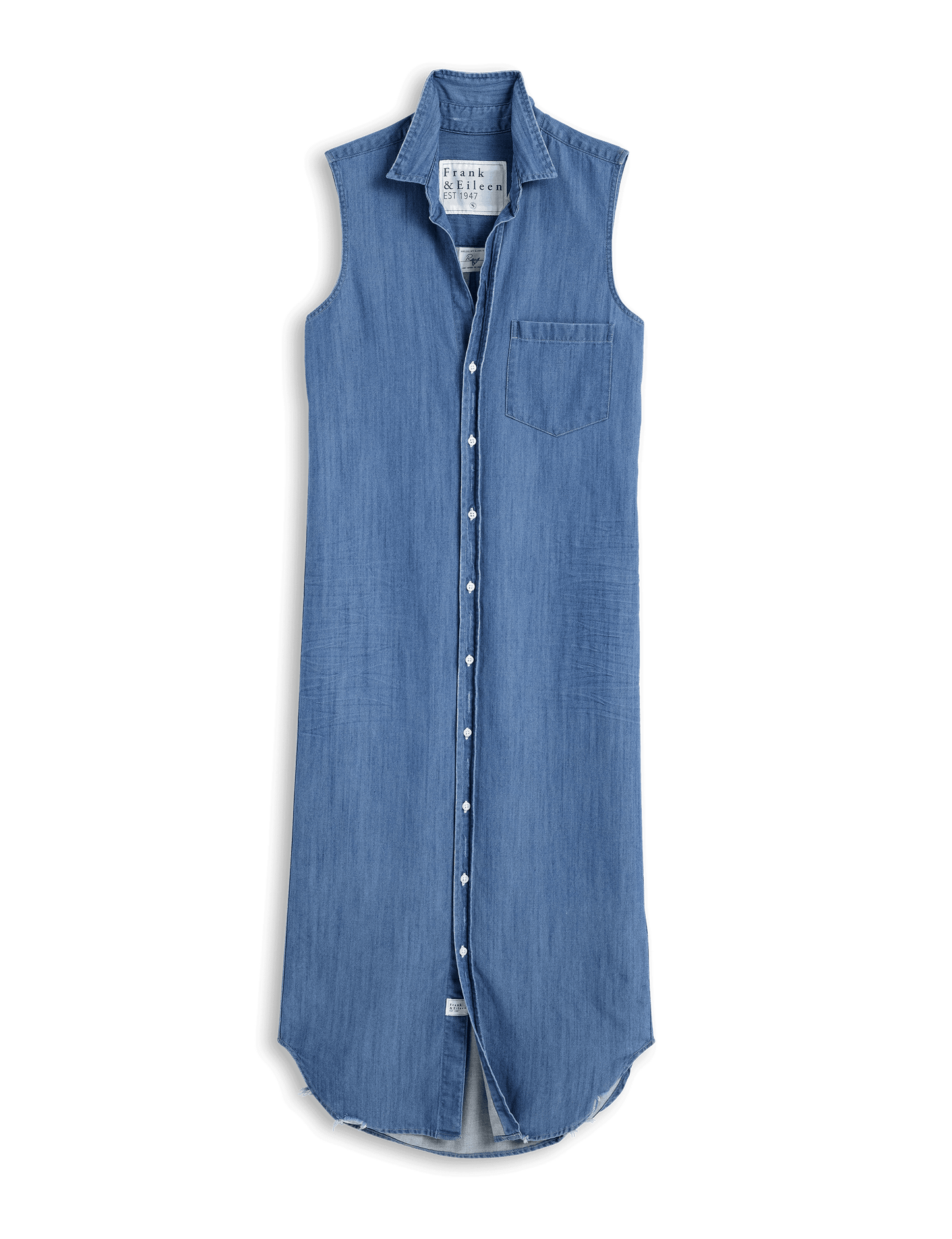 RORY SLEEVELESS Vintage Stonewashed Indigo, Famous Denim