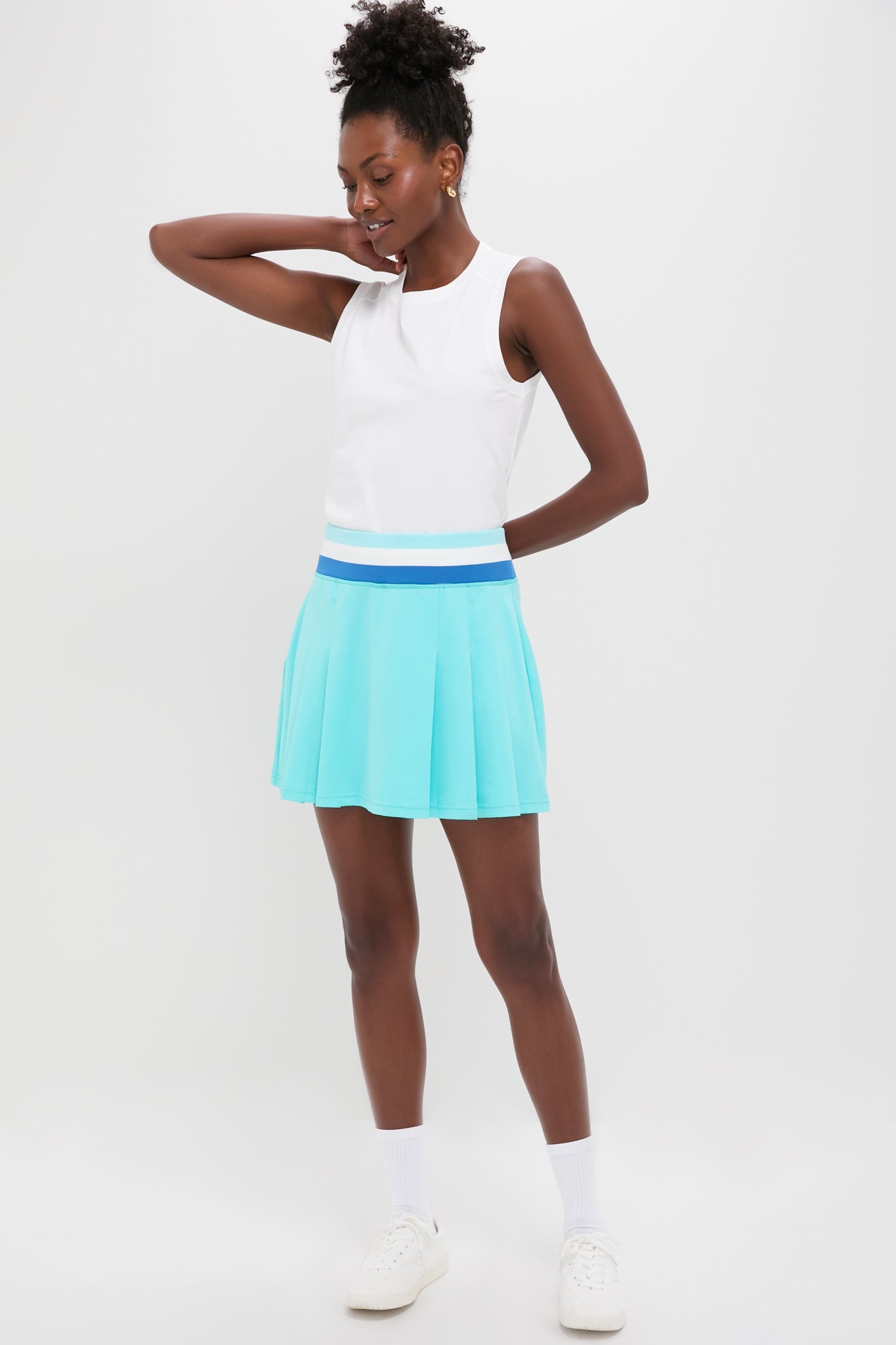 Lisbon Blue 15 Inch Performance Jersey Lydia Skirt