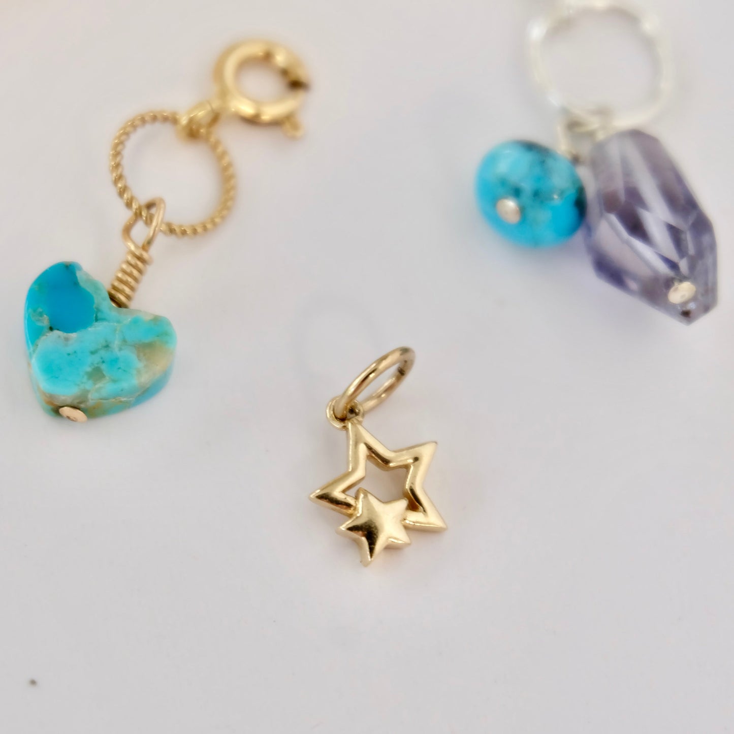 14K Gold Star Charm