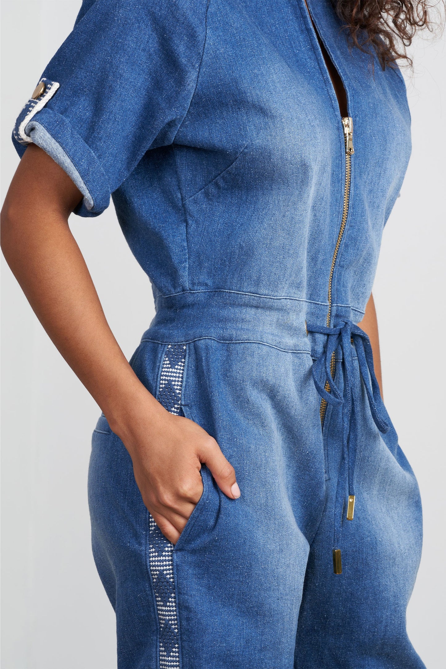 The Caroline Denim Jumpsuit