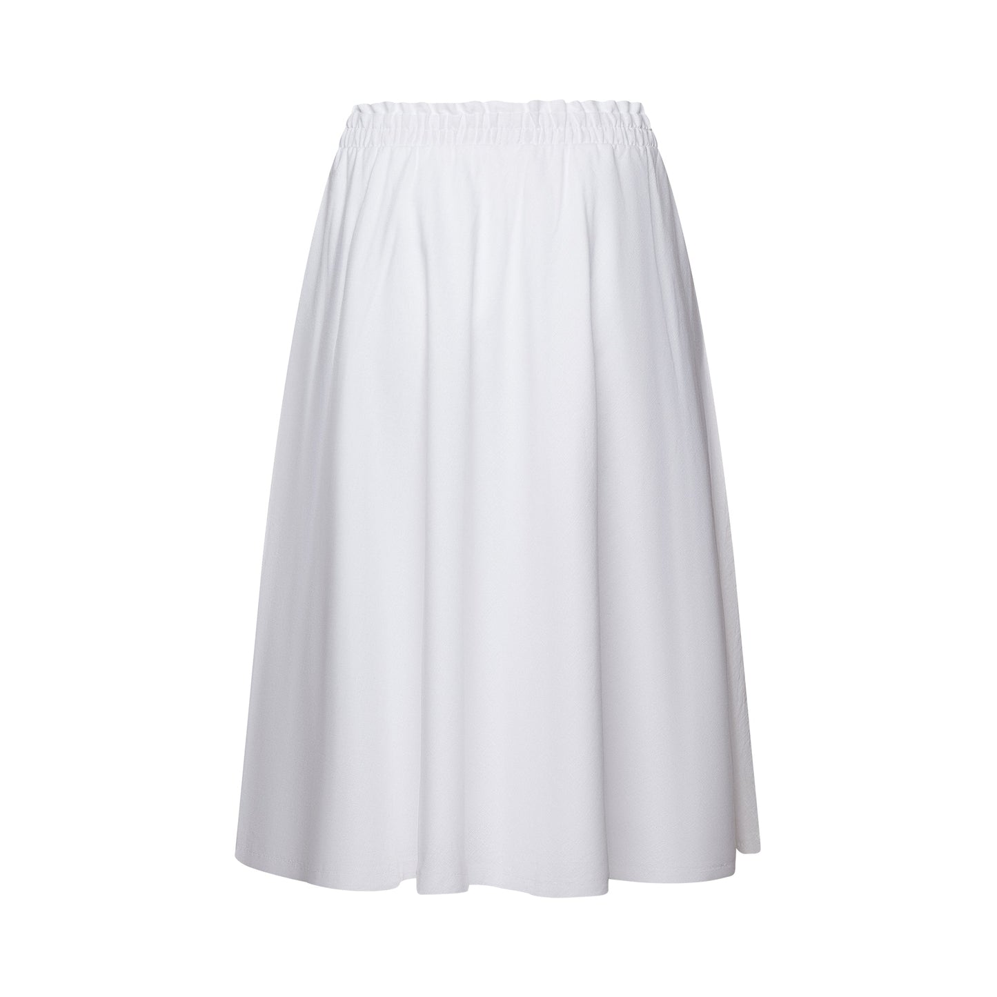 The Cecilia Skirt in White with Blues