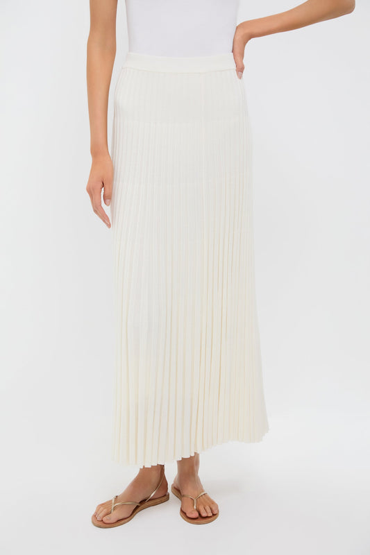 Ivory Knit Kenley Skirt