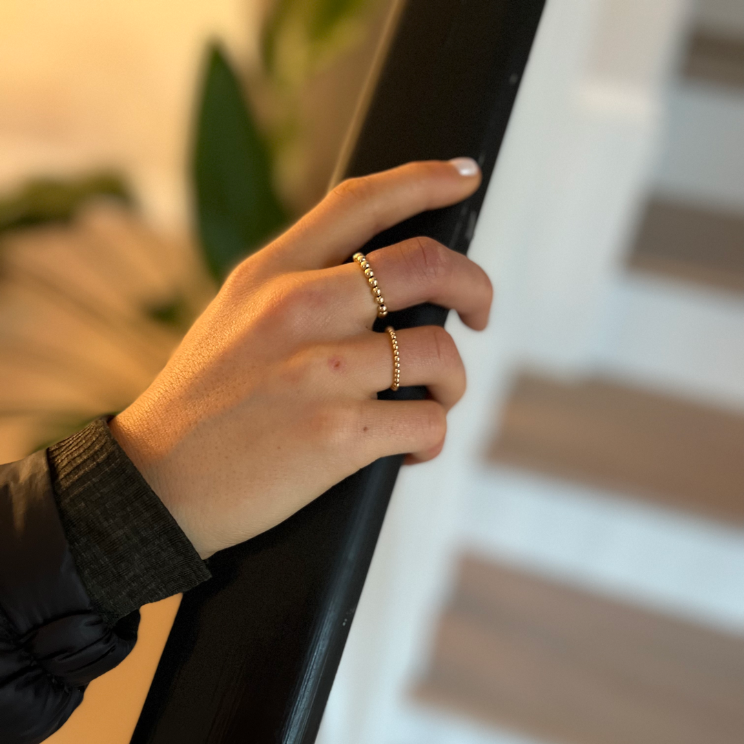 2MM Gold Ball Ring