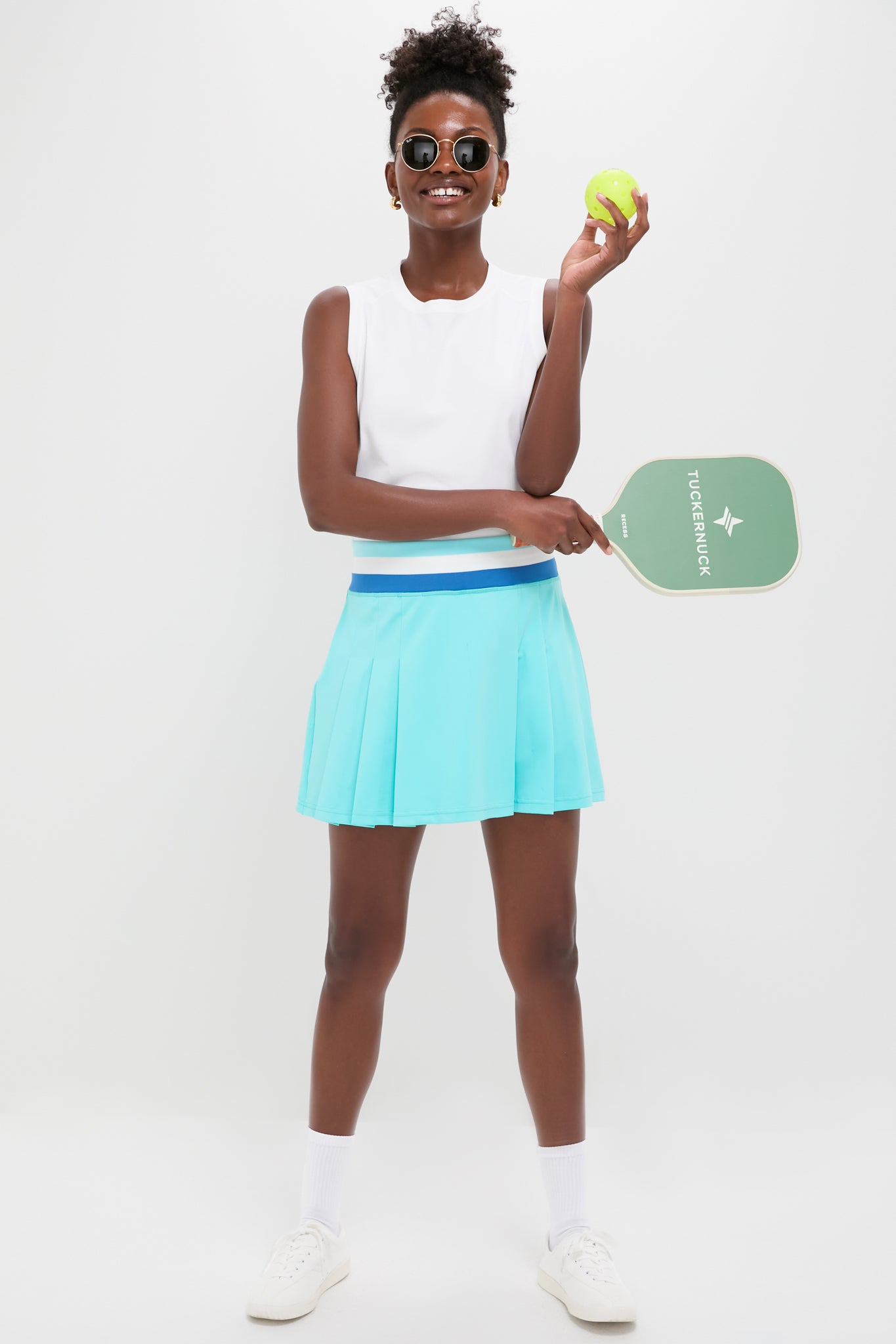 Lisbon Blue 15 Inch Performance Jersey Lydia Skirt