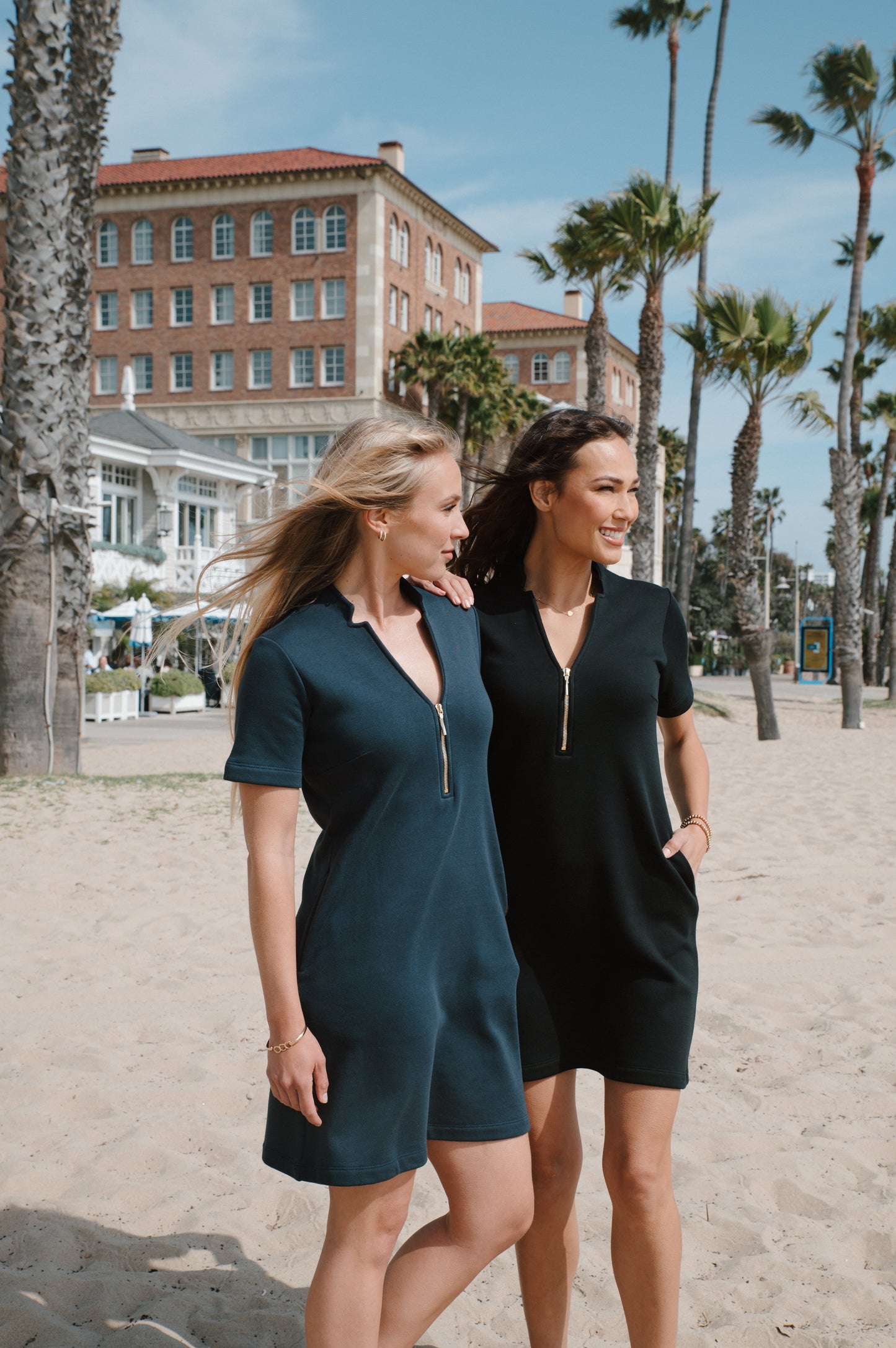 The Megan Pull Over Dress in Black