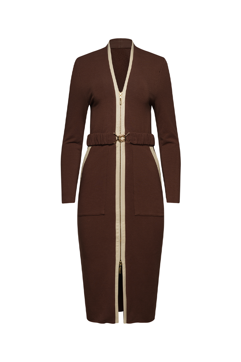 The Chantelle Dress in Chocolate