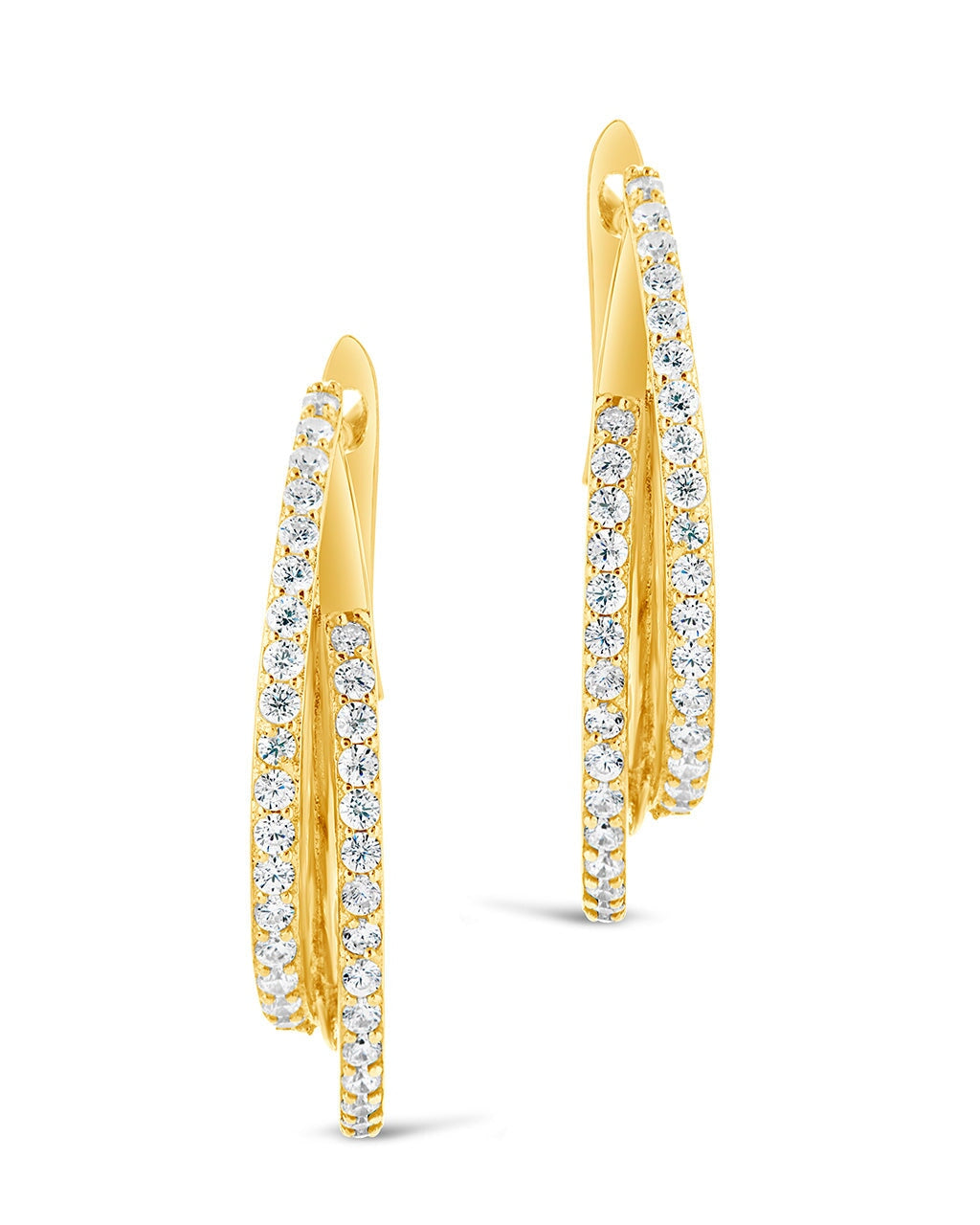 Kyle CZ Hoop Earrings