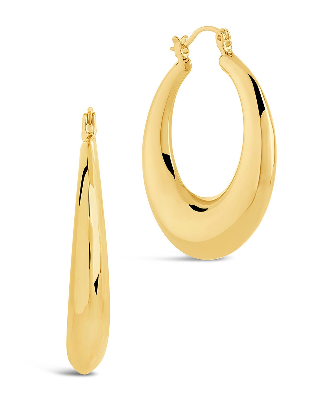 Quinn Tube Hoop Earrings