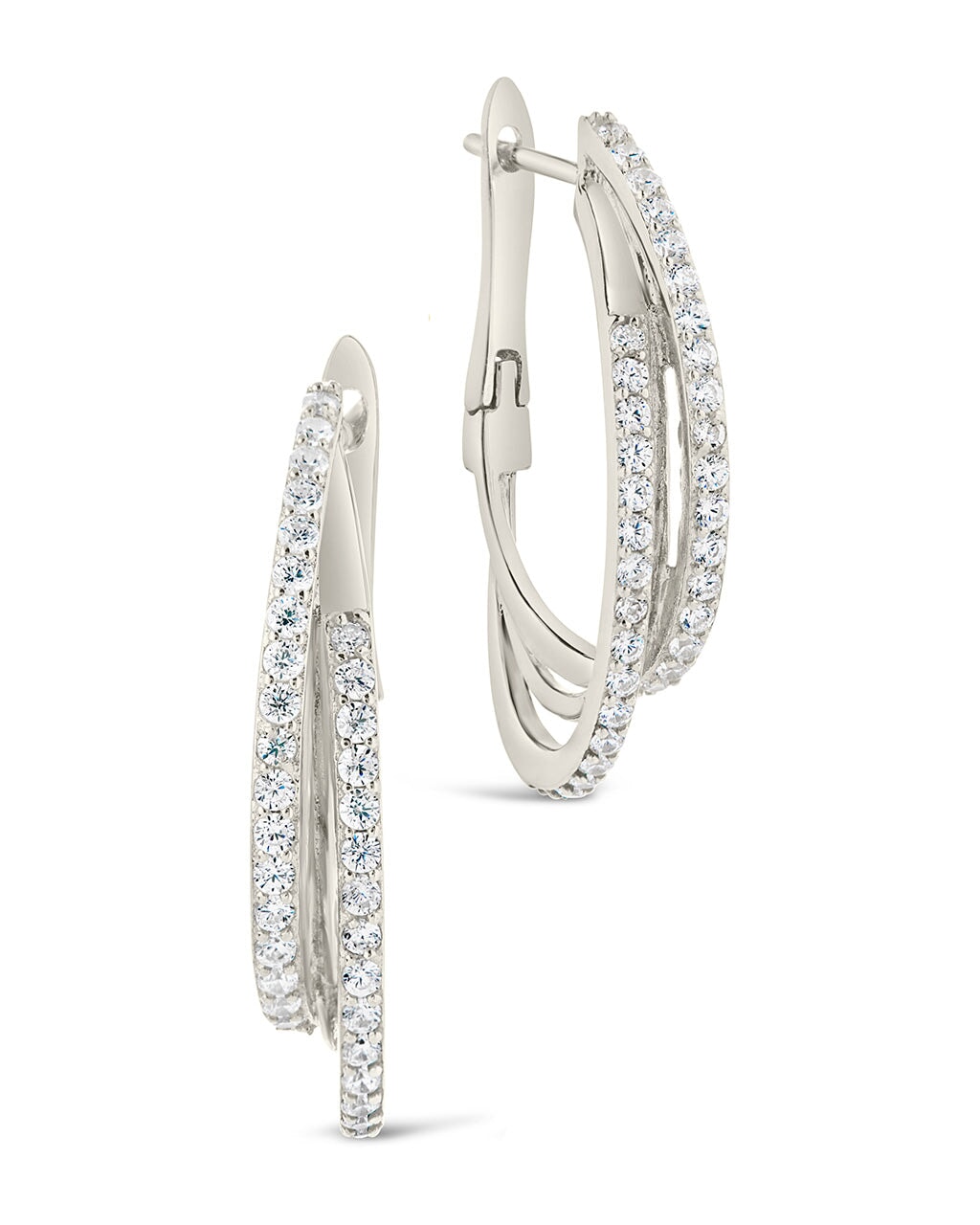 Kyle CZ Hoop Earrings