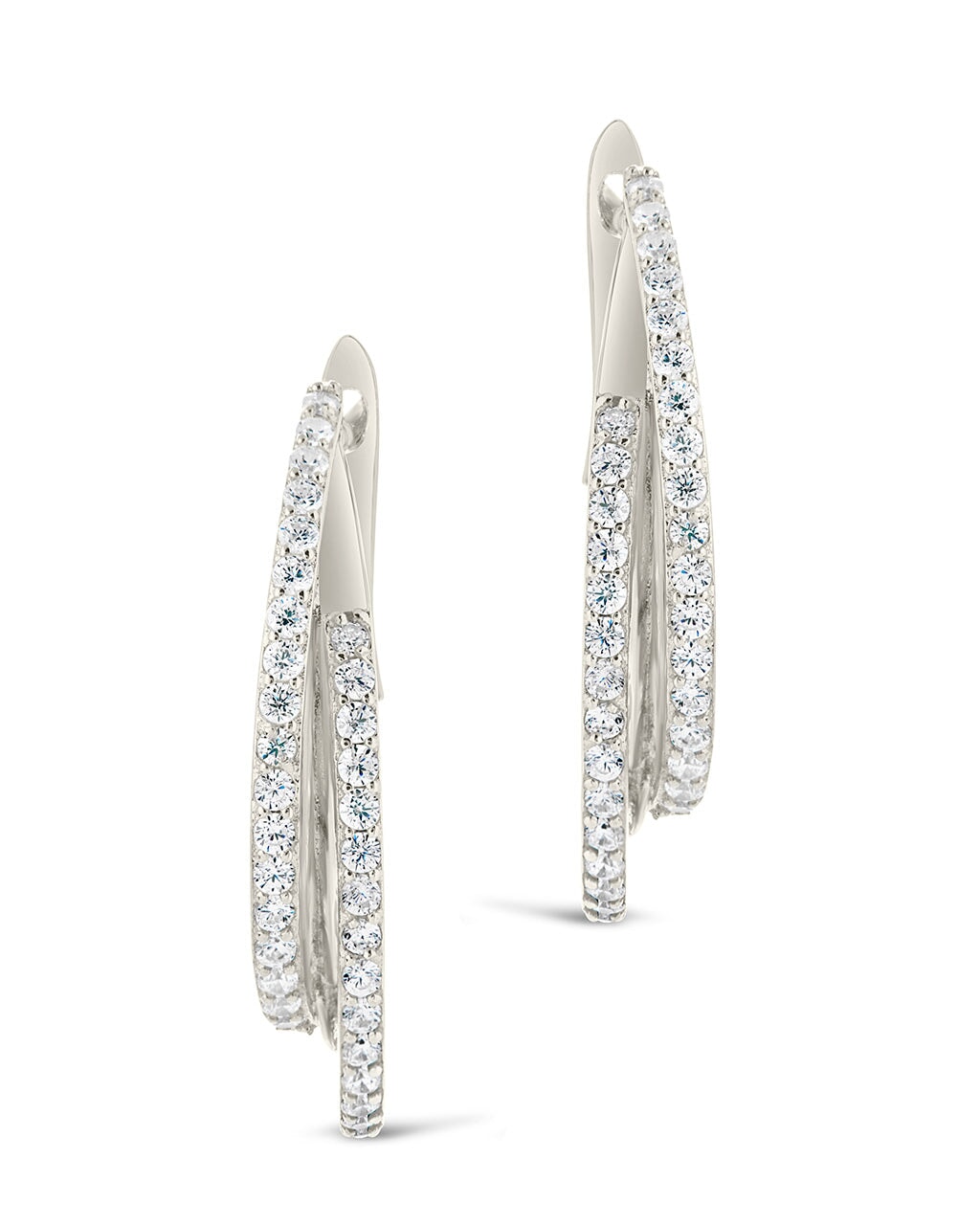 Kyle CZ Hoop Earrings