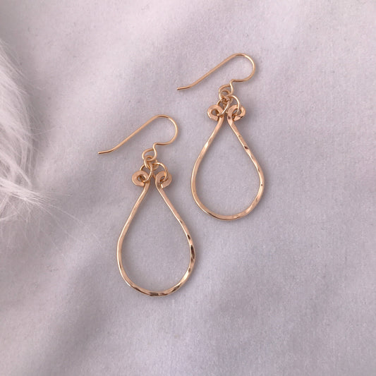 Teardrop Hoops
