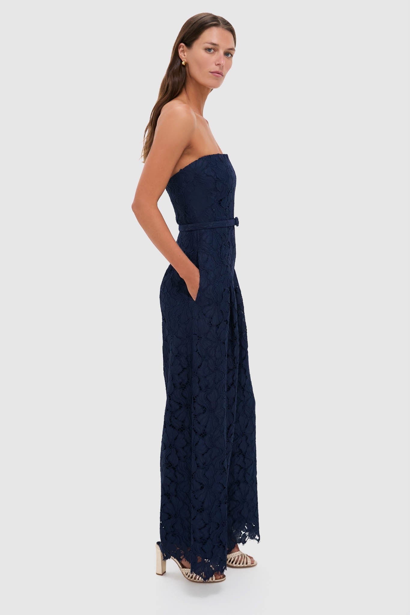 Midnight Rebecca Strapless Jumpsuit