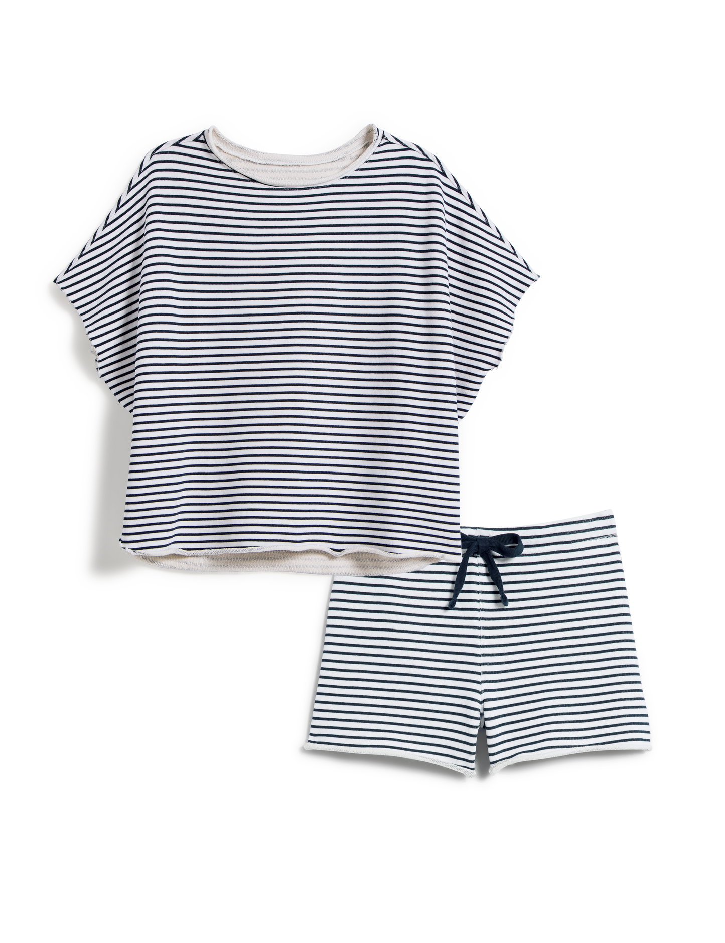 HAMPTONS TRAVEL SET Navy French Stripe