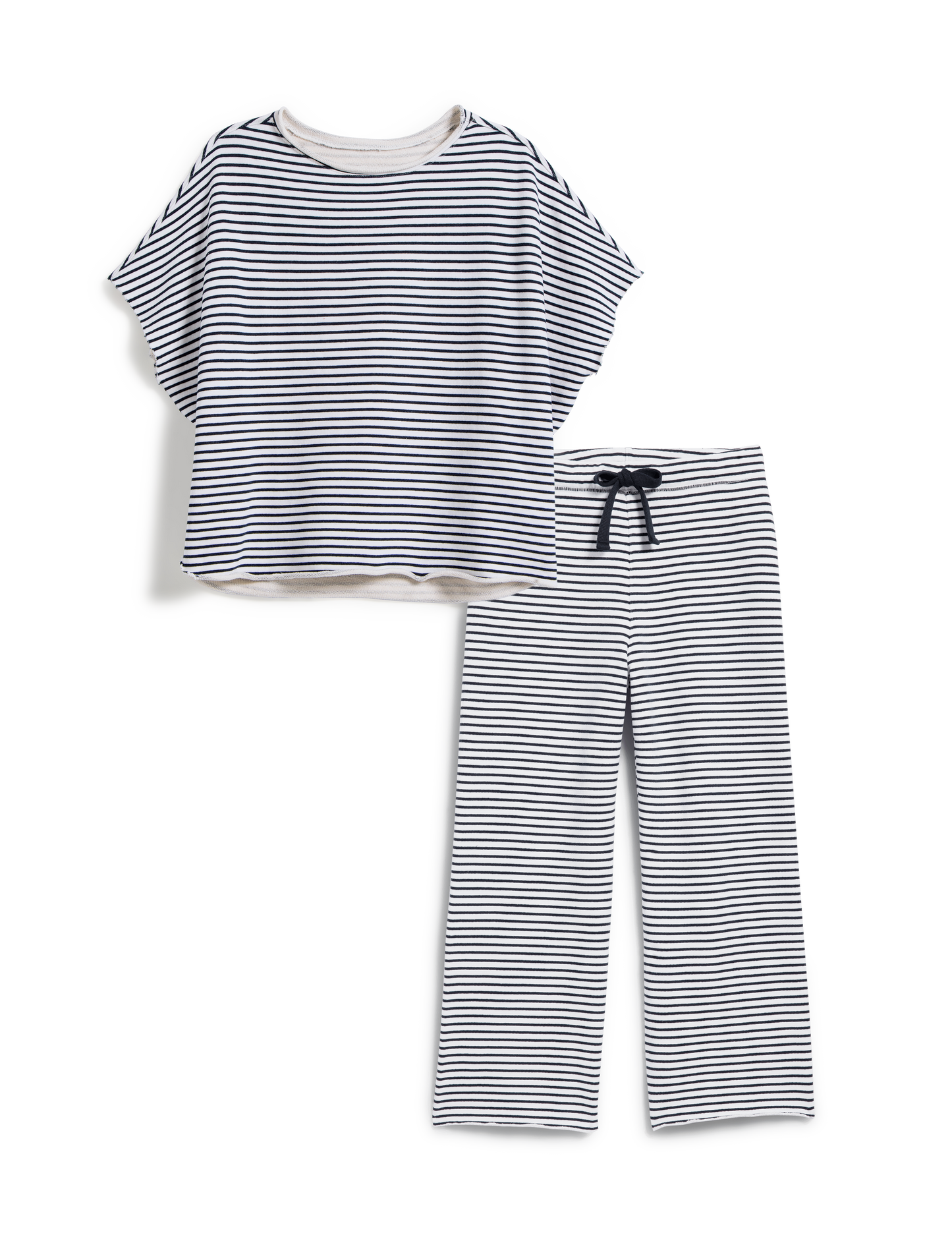 GREECE TRAVEL SET Navy French Stripe