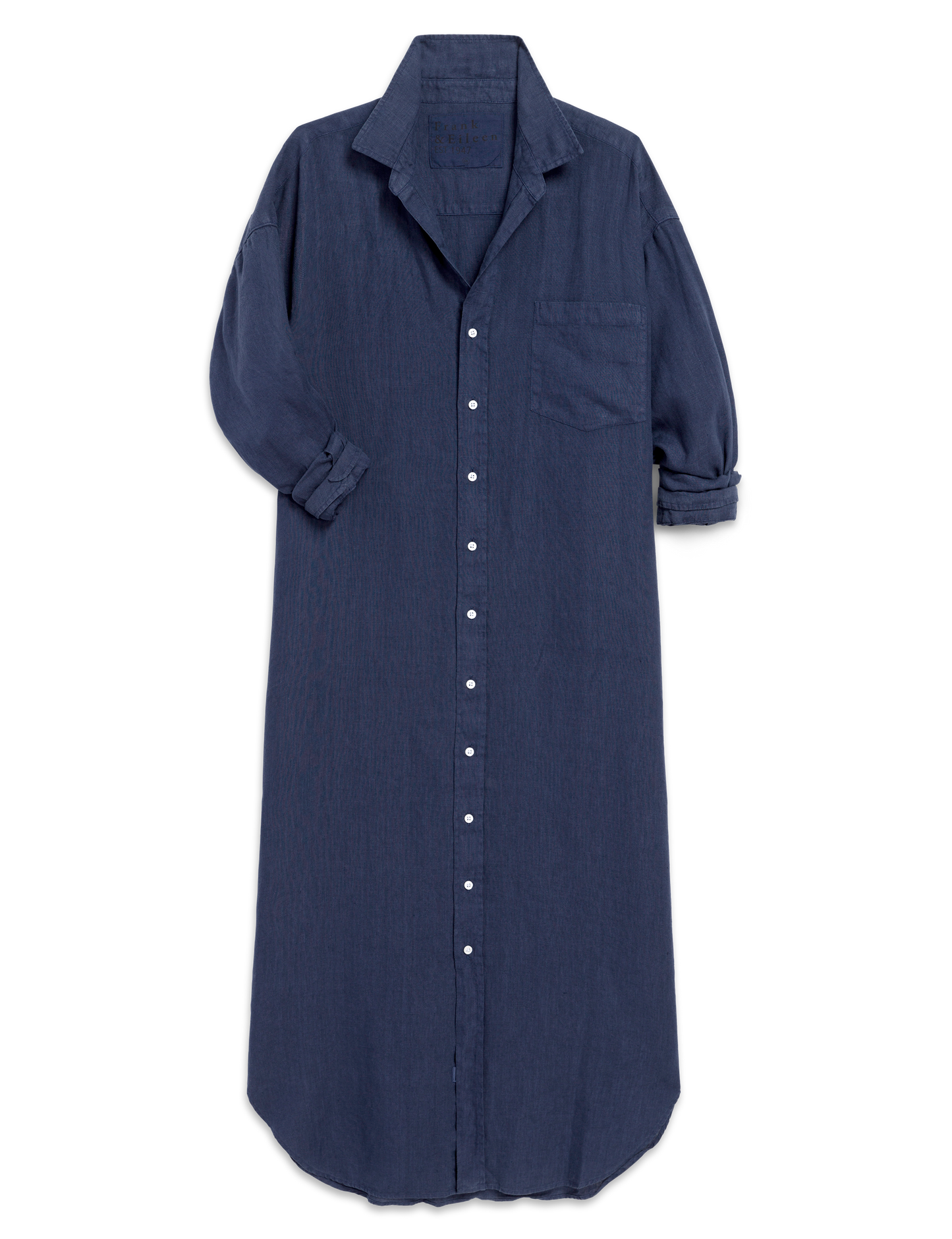 MEGAN Navy, Washed Linen