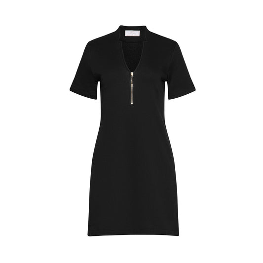 The Megan Pull Over Dress in Black