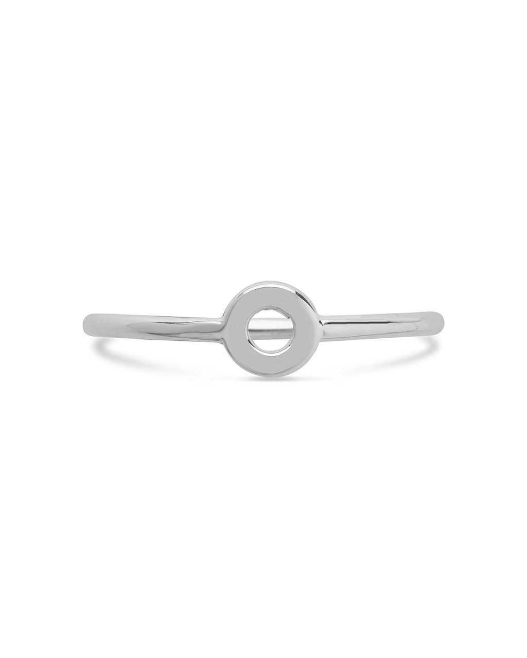 Sterling Silver Delicate Halo Ring