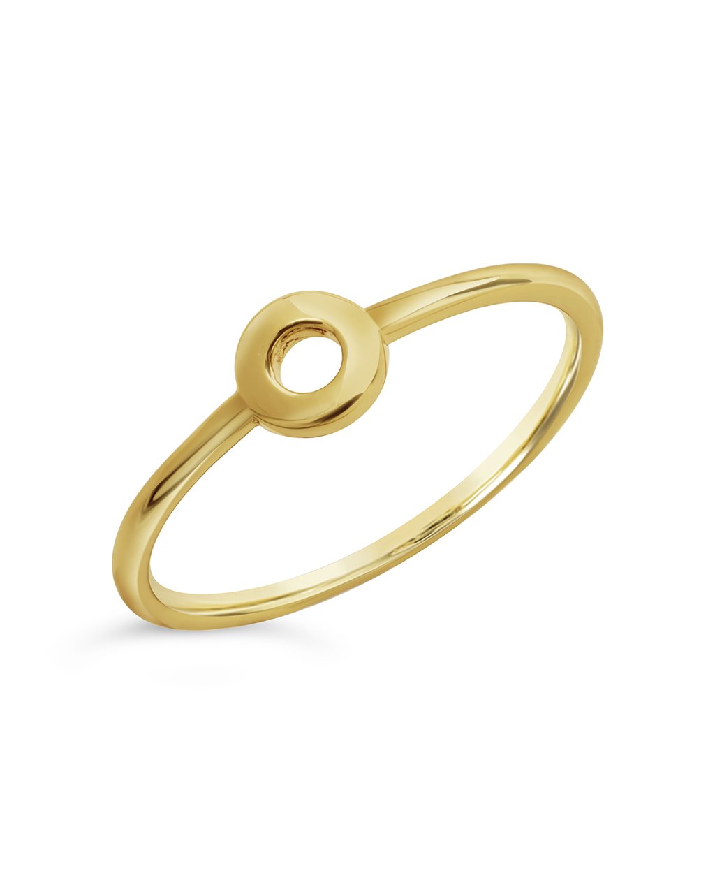 Sterling Silver Delicate Halo Ring