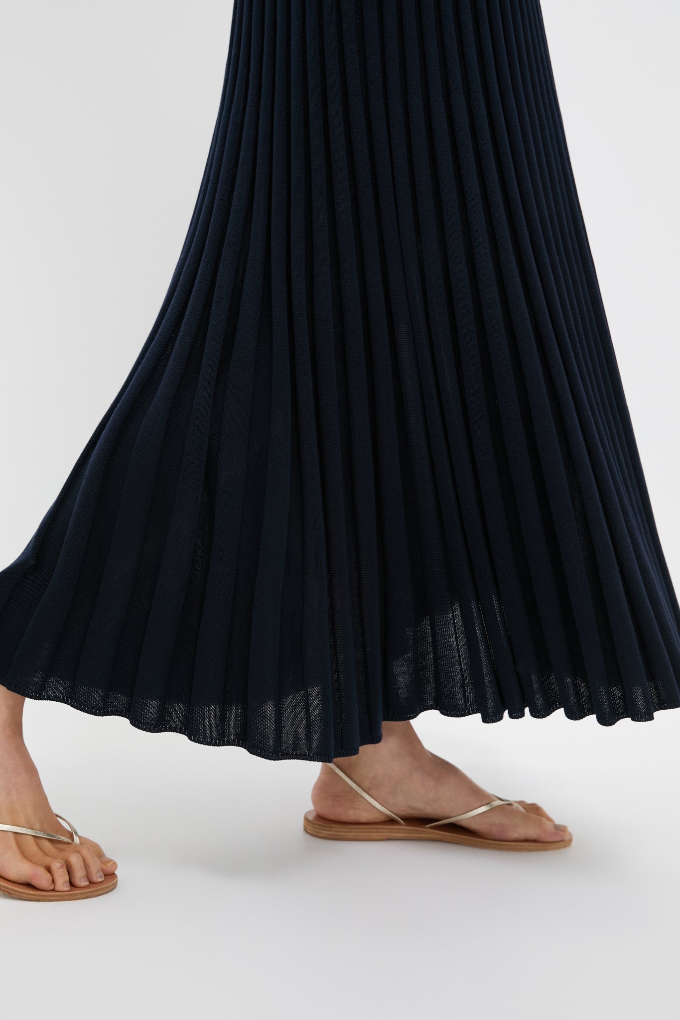 Navy Knit Kenley Skirt