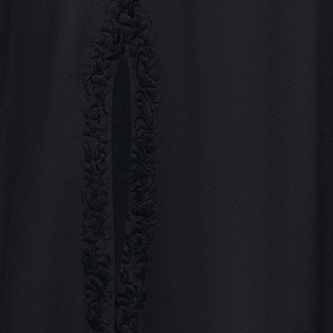 The Cecilia Skirt in Black on Black
