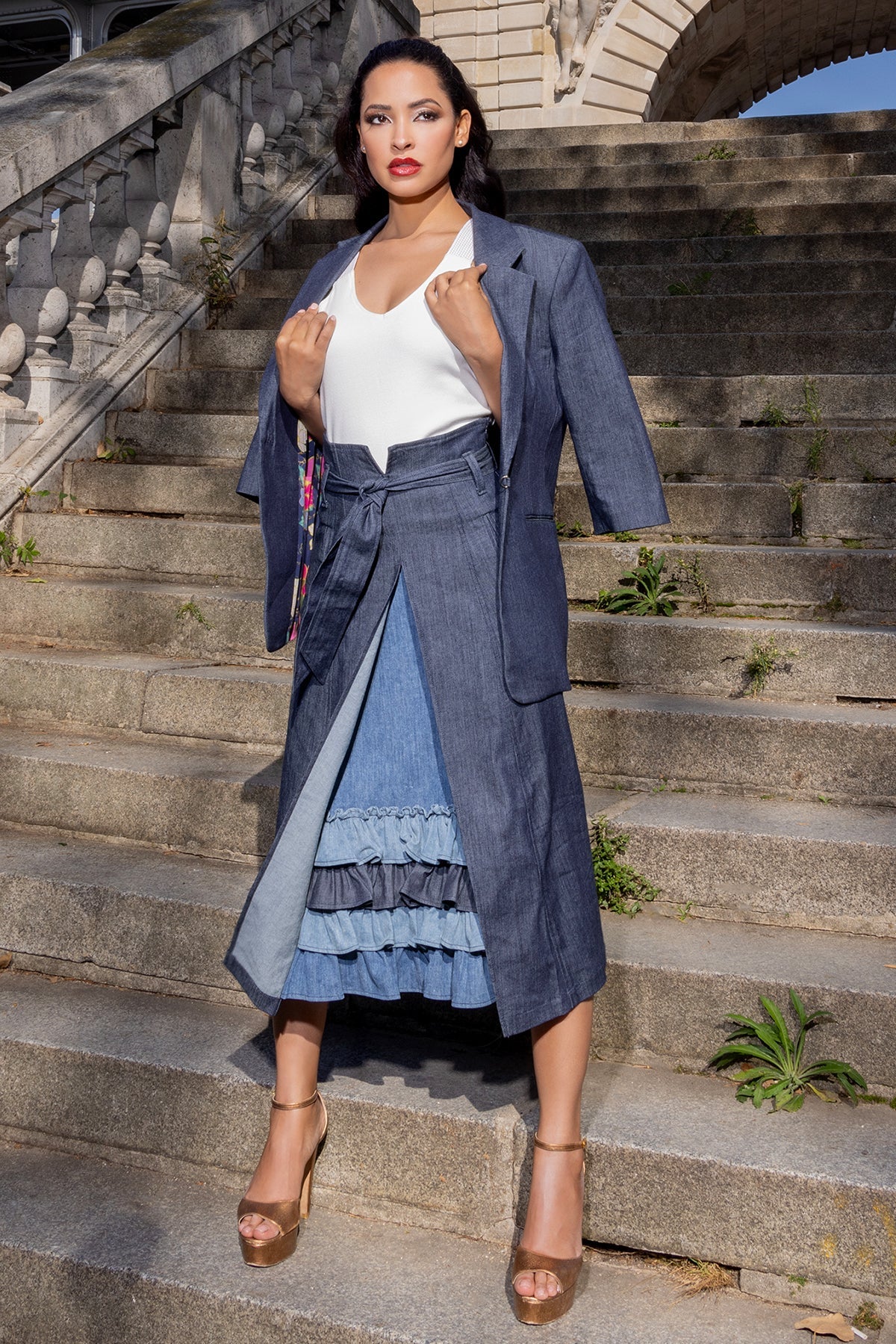 The Essential Ruby Ruffle Skirt