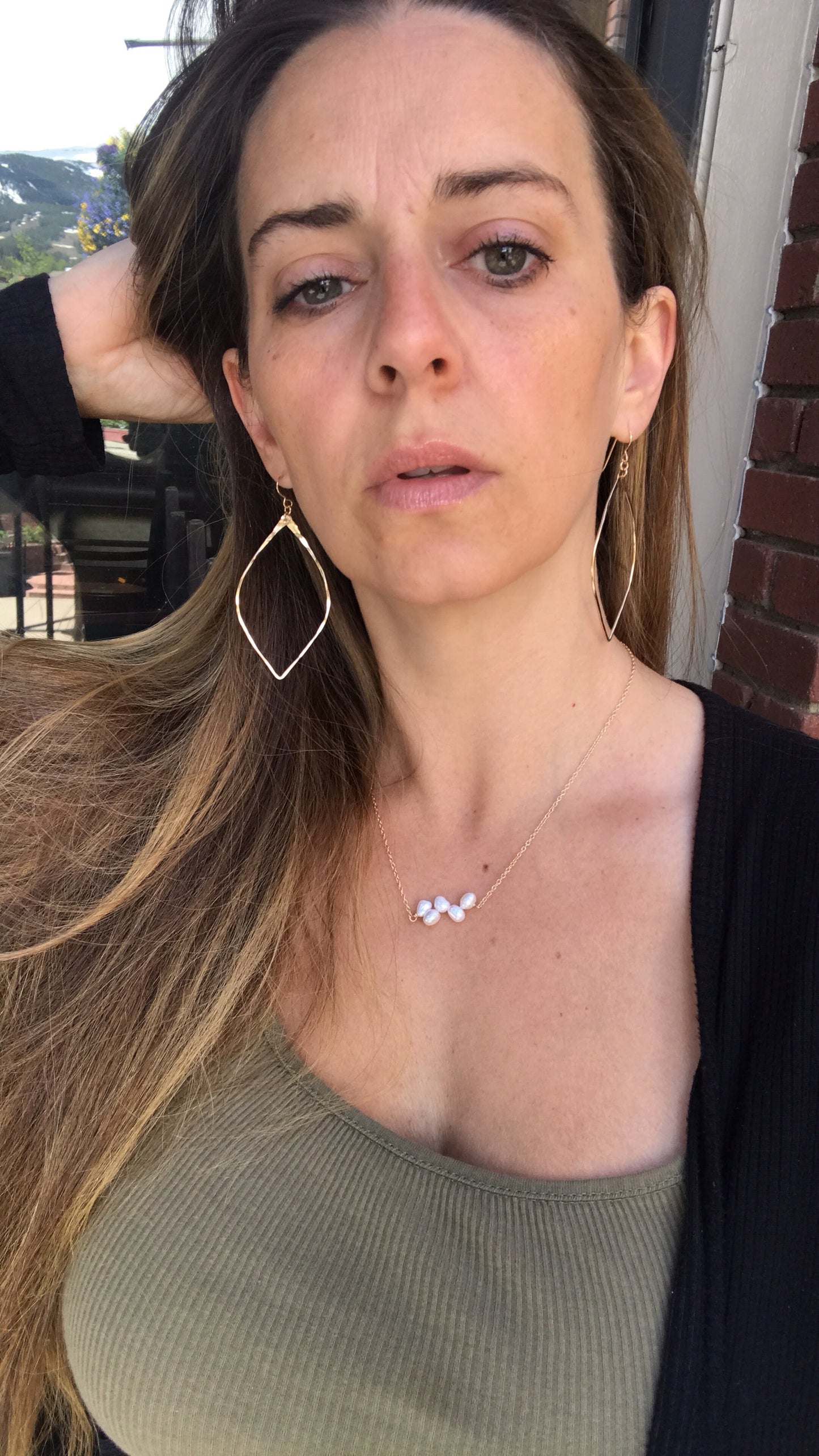 Large Marquise Earrings
