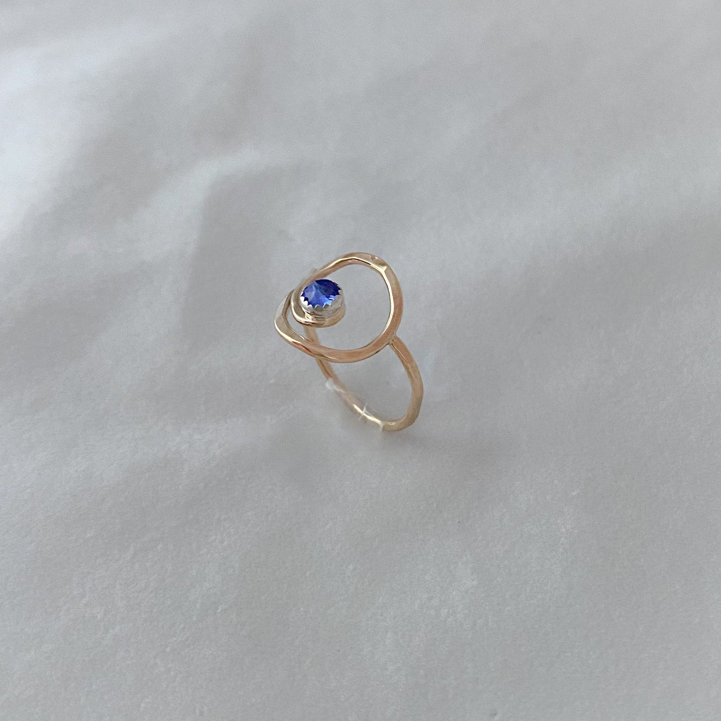Sprial Birthstone Ring
