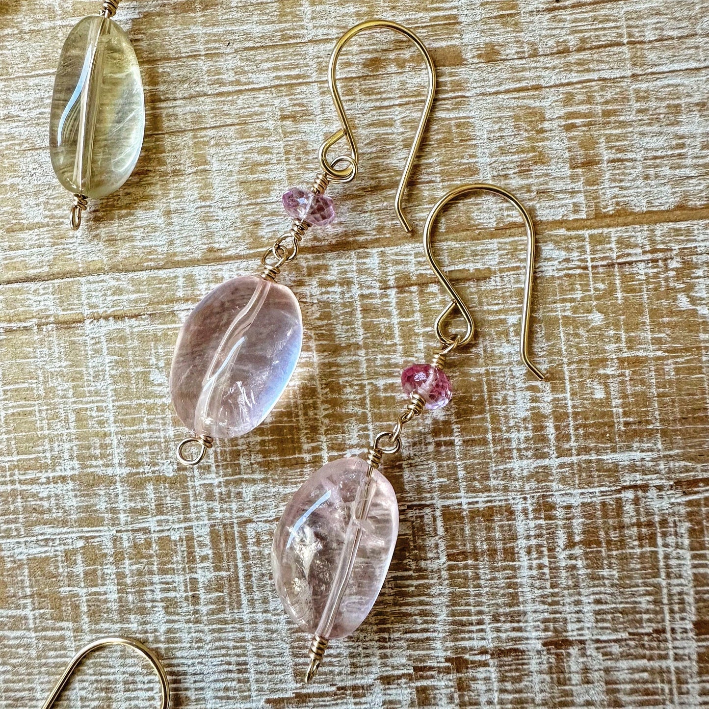Gemstone Drop Earrings