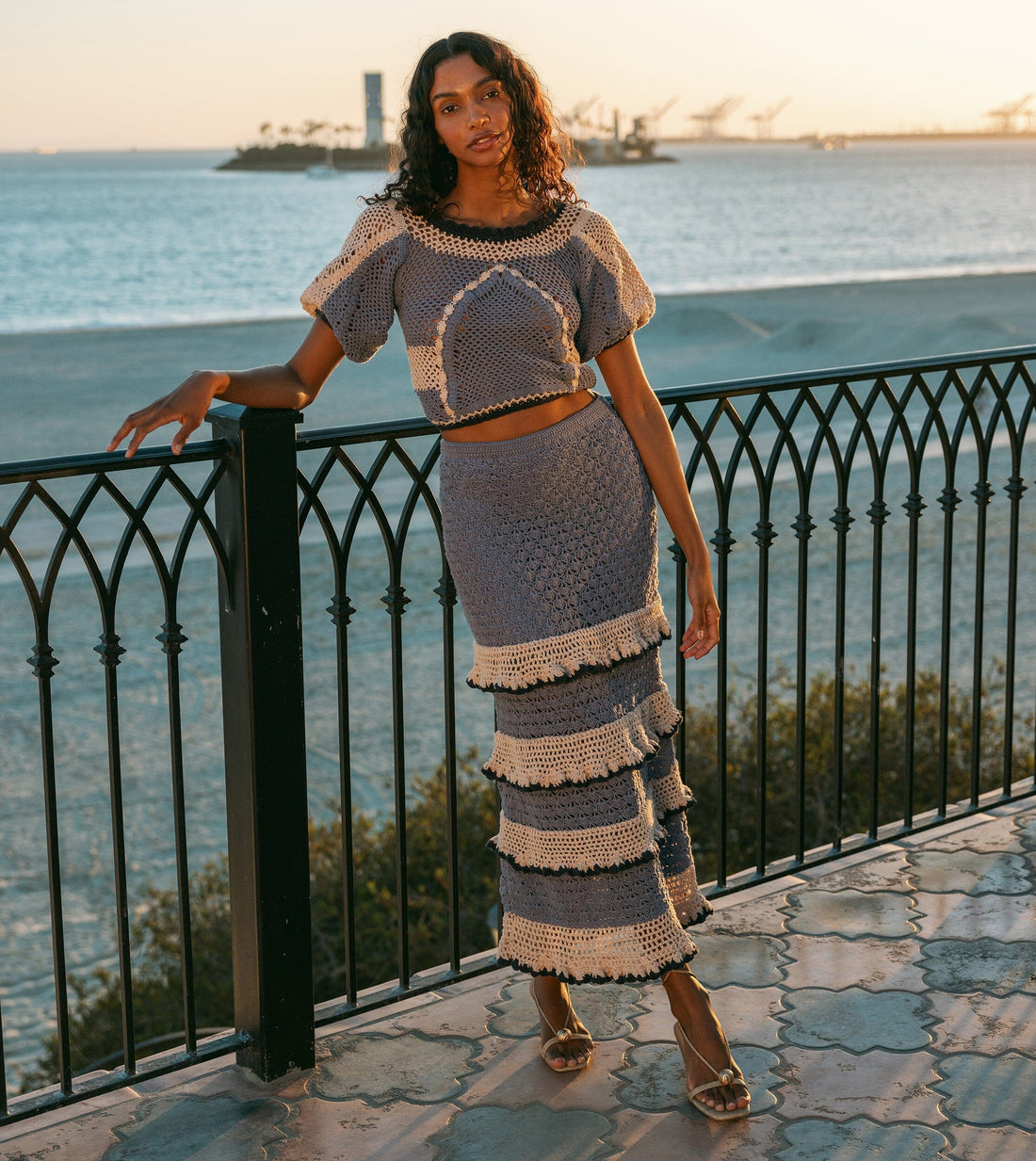 Cleobella Serena Crochet Ankle Skirt